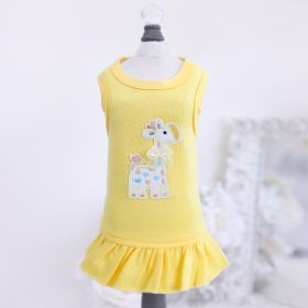 Baby Safari Dress (Color: yellow, size: SM)